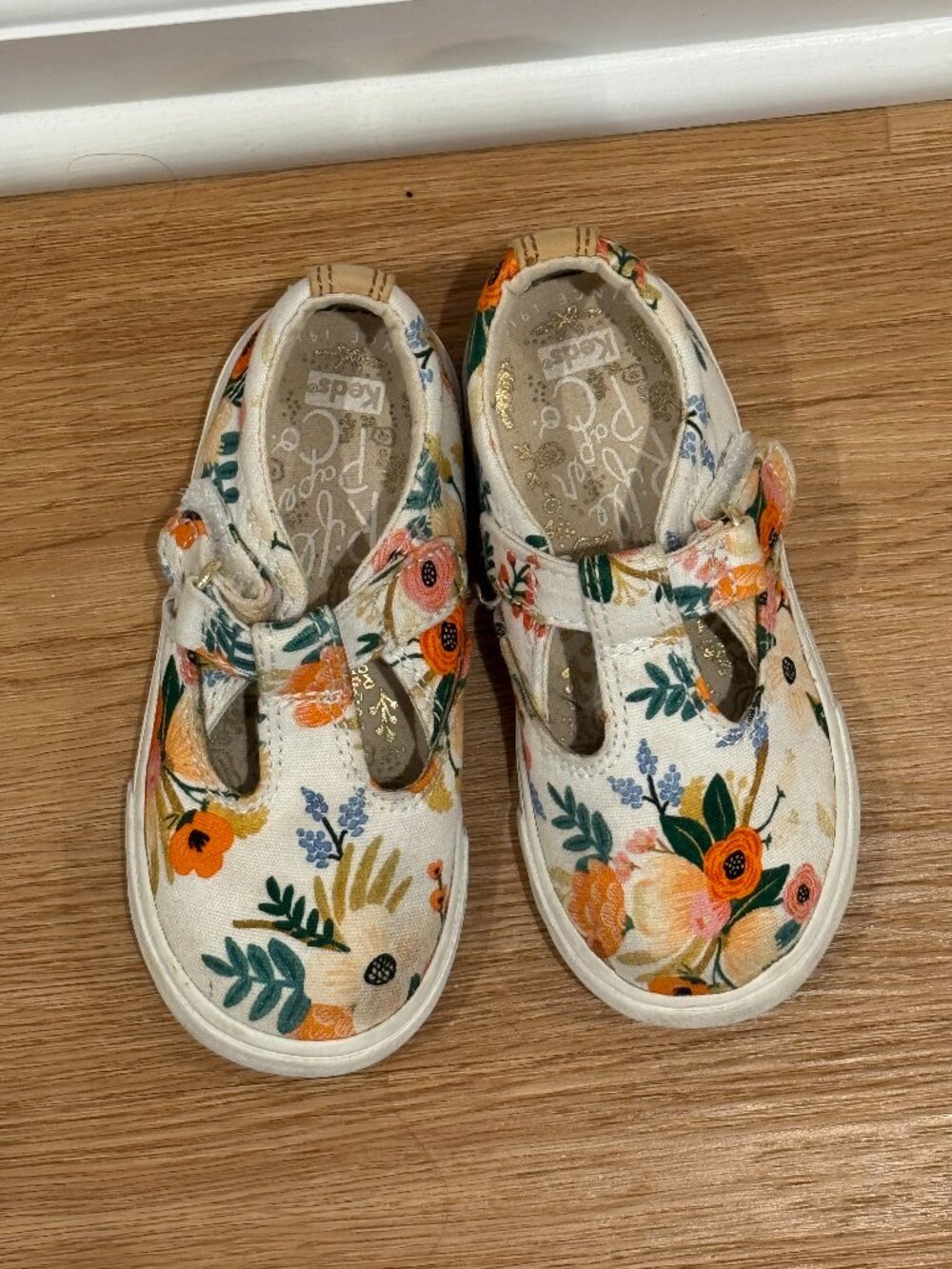 Rifle Paper X Keds Toddler Mary Janes